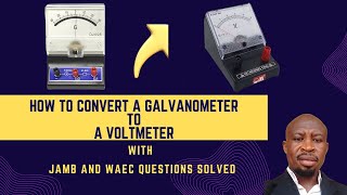 How to convert a Galvanometer to Voltmeter [upl. by Marchese687]