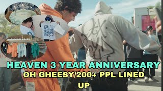 HEAVEN 3 YEAR ANNIVERSARY WE DID A COLLAB WITH OHGEESY 200 PPL LINED UP [upl. by Nylak]