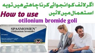 spasmomen otilonium bromide tablet 40mt uses benefits dosage and sied effect Urduotilonium bromide [upl. by Furey85]