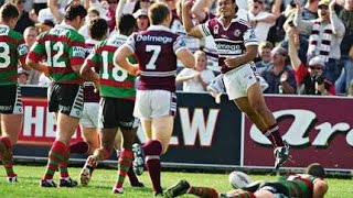 Manly vs South Sydney Rabbitohs Rd 7 2005 [upl. by Ennairam]