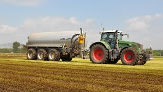 Fendt 927 amp DEWA  Fendt 924 amp Dezwaef  Peltijn Agri [upl. by Heinrick]