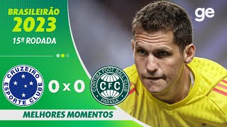 CRUZEIRO 0 X 0 CORITIBA  MELHORES MOMENTOS  15ª RODADA BRASILEIRÃO 2023  geglobo [upl. by Cohen]