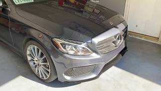 Mercedes C400 Quick Mod Update [upl. by Ecirp]