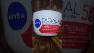 CREME FACIAL NIVEA ANTISSINAIS 5 em 1 shorts nivea cremefacial [upl. by Eelak]