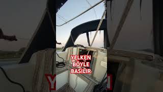 Yelkenli Tekne ile Nasıl Seyir Yapılır teknedeyaşam deniz yelken tekne sailing yelkenlitekne [upl. by Adnorrahs]