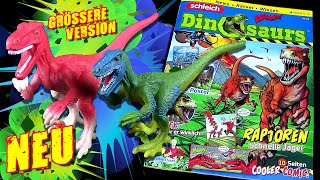 Schleich ® Roaaarr Dinosaurs Magazin 45 mit Velociraptor  größere Version  Infos amp Vorschau [upl. by Ynotna395]