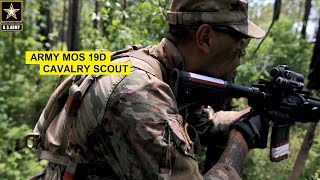 Army Scout  19D  Cavalry Scout [upl. by Capp]