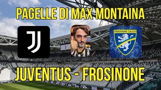 JUVENTUS FROSINONE PAGELLE DI MAX MONTAINA [upl. by Arleen]