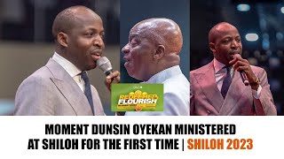 MOMENT DUNSIN OYEKAN MINISTERED IN SHILOH FOR THE FIRST TIME [upl. by Lorolla609]