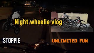 Rati Wheelie Hanna janda k vayo yesto😱😱Unlimited wheelie🔥Crossfire RM250 wheelie vlog😱😱😱 [upl. by Massey507]