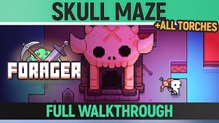 Forager  Skull Maze  How to solve [upl. by Winterbottom342]