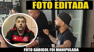 A FOTO DO GABIGOL COM A CAMISA DO CORINTHIANS FOI EDITADA [upl. by Aneerbas]