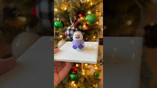 25 days of clay charms ✨ Day 2 snowman ⛄️ christmascountdown adventcalendar clay [upl. by Erej]