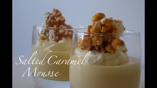 Salted Caramel Mousse  Sundaebake [upl. by Akirdnahs]