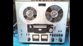 ReeltoReel Tape Deck Akai GX 230D 7quot reel size two speeds  a gem of 20 Century analog recording [upl. by Nhabois]