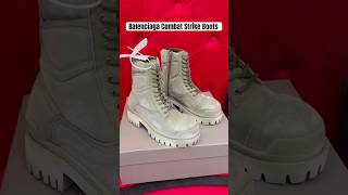 BALENCIAGA MENS COMBAT STRIKE 20MM BOOTluxury balenciaga balenciagashoes mens mensfashion [upl. by Neret]