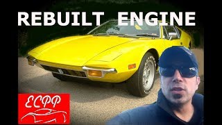 Rebuilt Engine amp Transmission  DeTomaso Pantera Project [upl. by Etnahc]