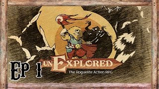 Lets Play Unexplored Gameplay  Not a Roguelike  Ep 1 [upl. by Kearney]