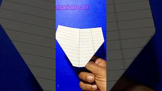 aeroplane kaise banate hai flying paper airplane 😱 shorts plane [upl. by Seely]