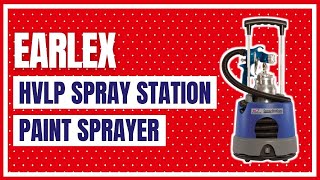 Earlex HV5500 HVLP Spray Station Paint Sprayer [upl. by Rinee]