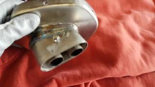 Akrapovic Exhaust Baffle Removal Husqvarna 701 [upl. by Gwendolyn]