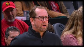 Fred VanVleet Gets Called for a SOFT Technical Foul  Raptors vs Hawks [upl. by Lezley]