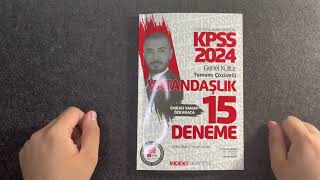 2024 KPSS  EMRAH VAHAP ÖZKARACA VATANDAŞLIK DENEMESİ [upl. by Barb38]