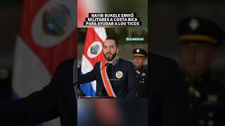 ultimahora Nayib bukele envió elementos de la Fuerza armada para ayudar en Costa Rica 😱🚨 [upl. by Korey]