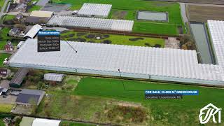 FOR SALE Venlo greenhouse 800m 10400 m² [upl. by Aun888]