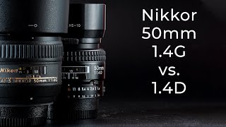 Comparison  Nikon 50mm f14G vs Nikon 50mm f14D [upl. by Ayotol439]