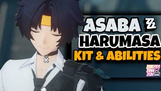 NEW UPDATE ASABA HARUMASA EARLY KIT amp ABILITIES  Zenless Zone Zero [upl. by Valina]