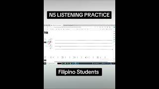 N5 LISTENING PRACTICE [upl. by Nebeur448]