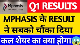 MPHASIS Q1 RESULTS MPHASIS RESULTSMPHASIS SHARE RESULTSMPHASIS SHARE MPHASIS SHARE NEWSMPHASIS [upl. by Sheley]