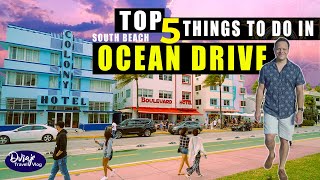 Top 5 Things To Do in OCEAN DRIVE South Beach  Miami Travel Guide Follow these steps [upl. by Torp996]