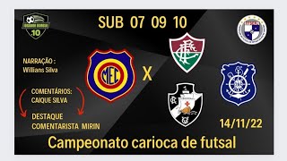 MADUREIRA X FLUMINENSE SUB 07 MADUREIRA X VASCO SUB 09 MADUREIRA X OLARIA SUB 10 FFSERJ 141122 [upl. by Ainola518]