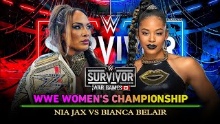 WWE SmackDown  Nia Jax vs Bianca Belair Full Match WWE SmackDown Highlights [upl. by Towne]