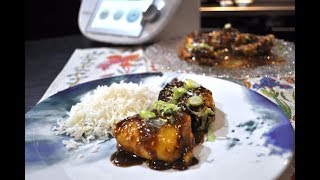 Pollo teriyaki sous vide con Thermomix ® TM6  Nuevo modo de cocción al vacío [upl. by Larred]