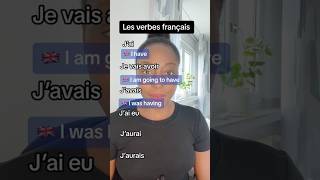 Conjugaison  avoir faire en 🇬🇧  learnfrench learnenglish frenchconjugation english [upl. by Eeresid307]