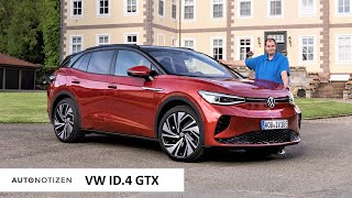 VW ID4 GTX Sportliches ElektroSUV im ersten Test  Review  Fahrbericht  2021 [upl. by Goldfarb]