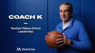 Coach K Teaches ValuesDriven Leadership  Official Trailer  MasterClass [upl. by Storz]