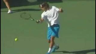 Roger Federer  Topspin Forehand Hard Court [upl. by Cassandre840]