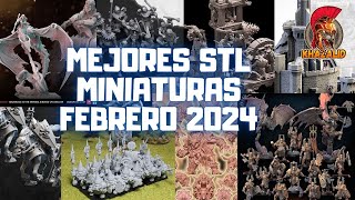 🏆MEJORES PATREONs STL Miniaturas FEBRERO 2024 [upl. by Iolenta]