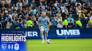 HIGHLIGHTS Sporting KC 03 Nashville SC [upl. by Ociredef101]