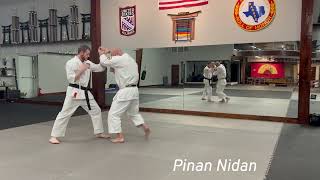 Pinan Nidan full bunkai [upl. by Lancelle]