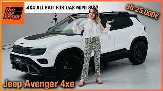 Jeep Avenger 4xe im Test 2024 Endlich bekommt das Mini SUV nen 4x4 Allrad Review  Overland  POV [upl. by Bodwell674]