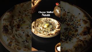 Cheesy Stuffed Naan Bread l Deliciously Cheesy Recipe shorts [upl. by Alika]