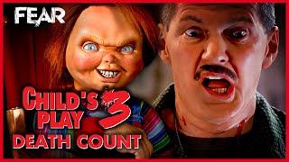 Childs Play 3 1991 Death Count  Fear The Home Of Horror [upl. by Edbert490]