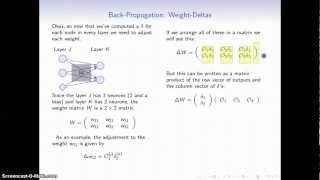 Vectorize BackProp Tutorial Weight Deltas [upl. by Akeylah]