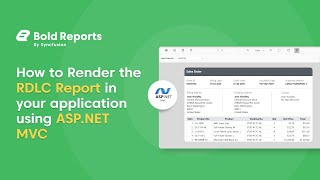 StepbyStep Tutorial on Rendering an RDLC Report in an ASPNET MVC Application [upl. by Guglielma]