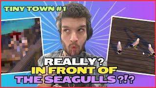 Really In Front of The Seagulls Sims 4 Tiny Town Challenge 1 [upl. by Eiliak]